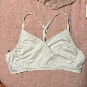 Pink active swim top